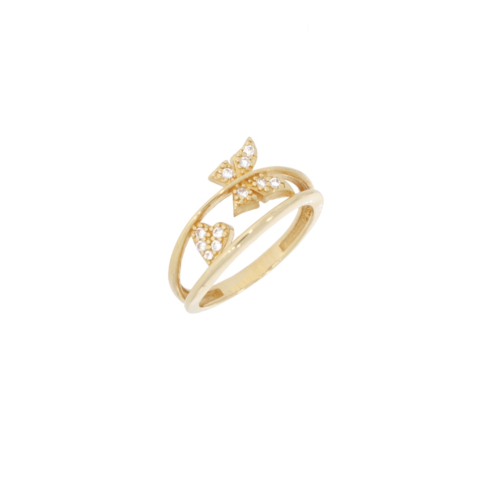 585 Gold Ring Butterfly