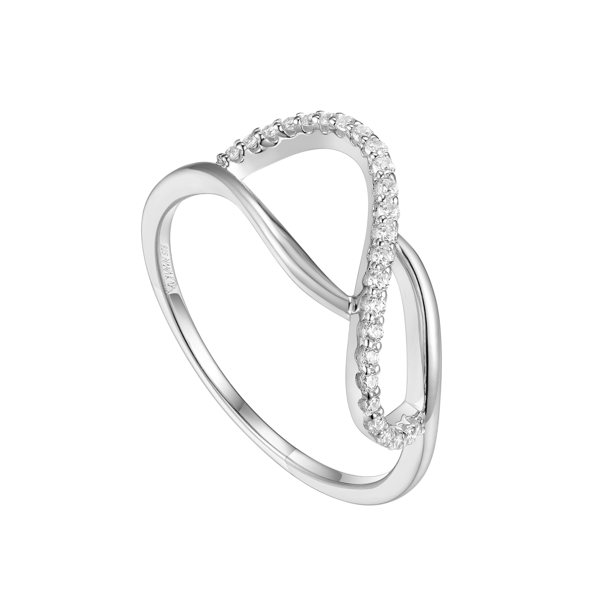 925 Silver Ring Natural Flow