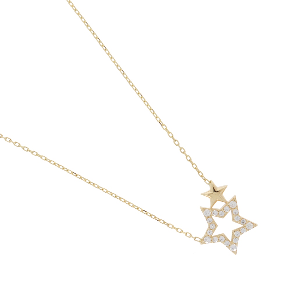 585 Gold Collier Stars 