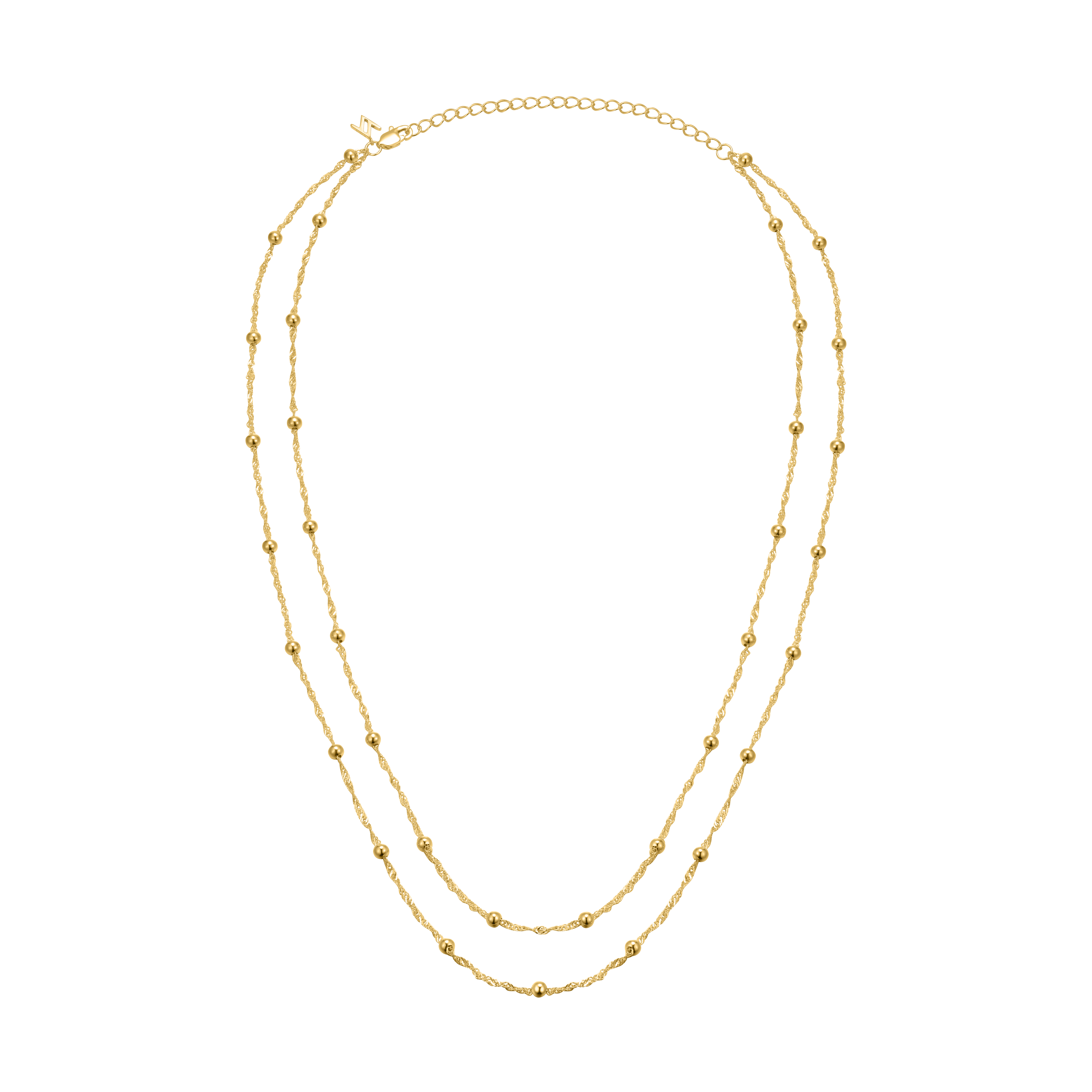 925 Collier vergoldet