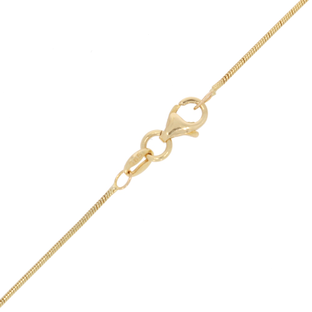 585 Gold Collier Blautopas