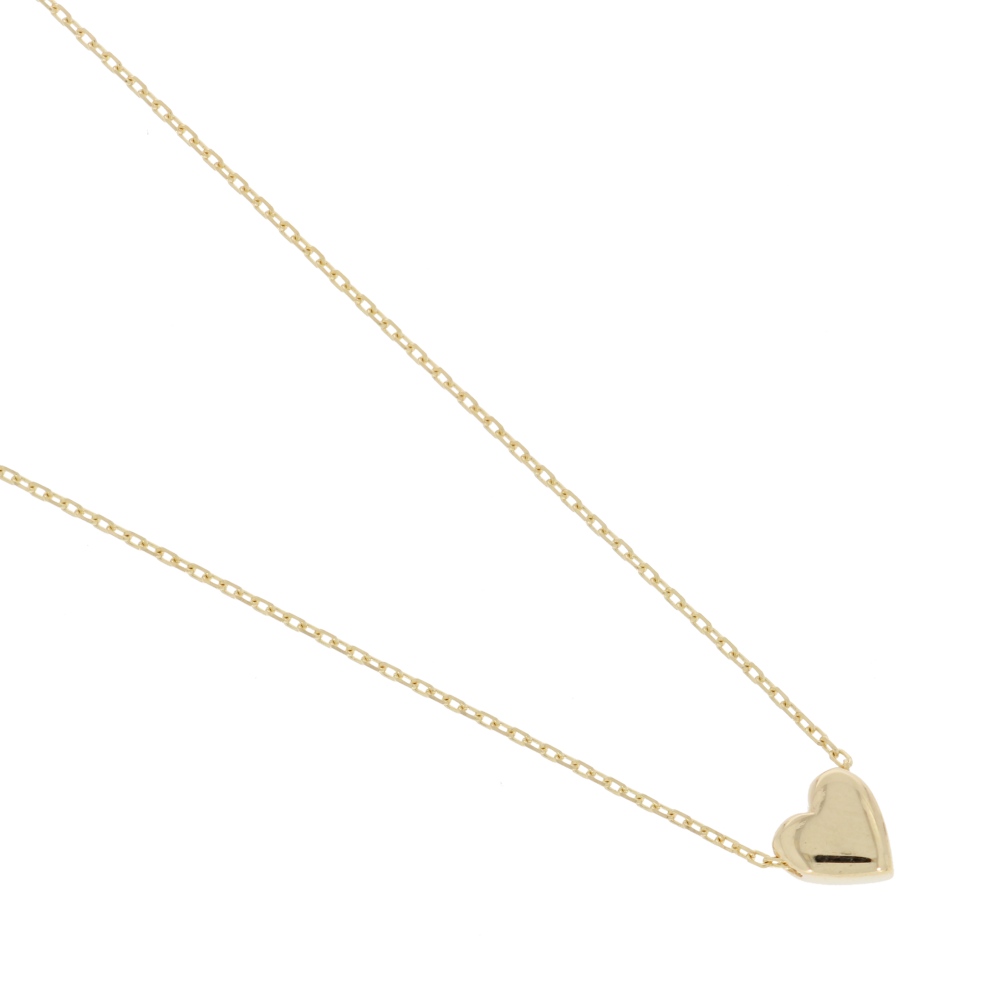 585 Gold Collier Heart 