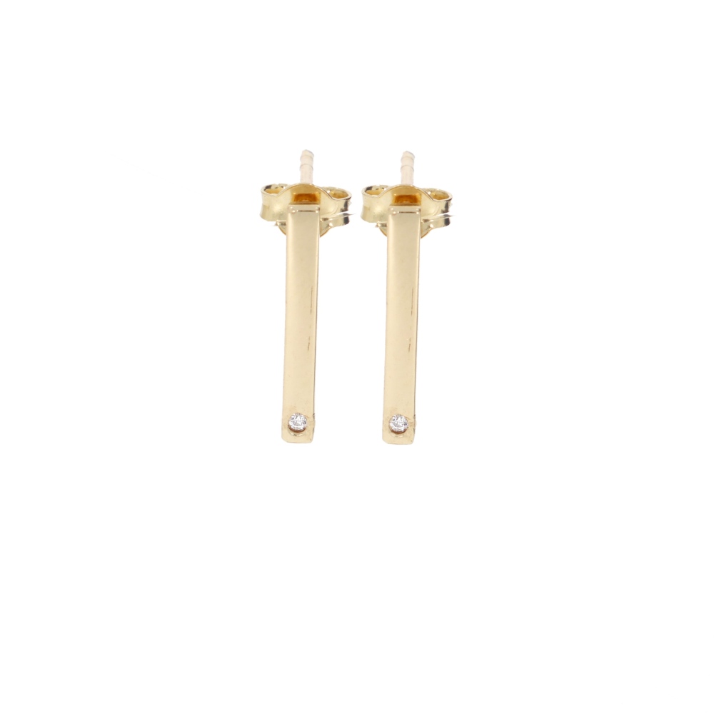 585 Gold Ohrstecker Stab