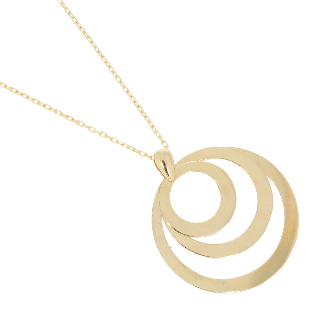 585 Gold Collier Circles