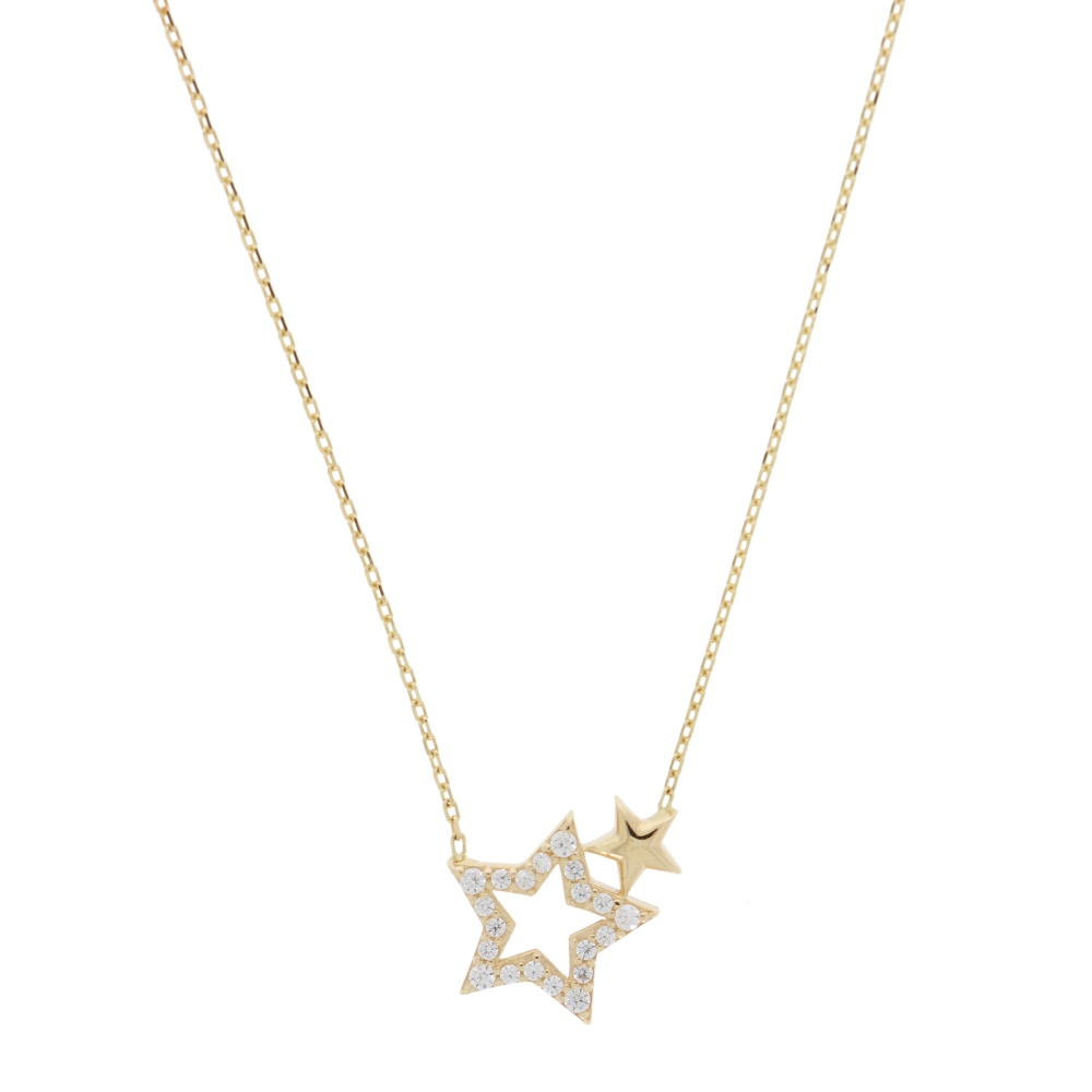 585 Gold Collier Stars 