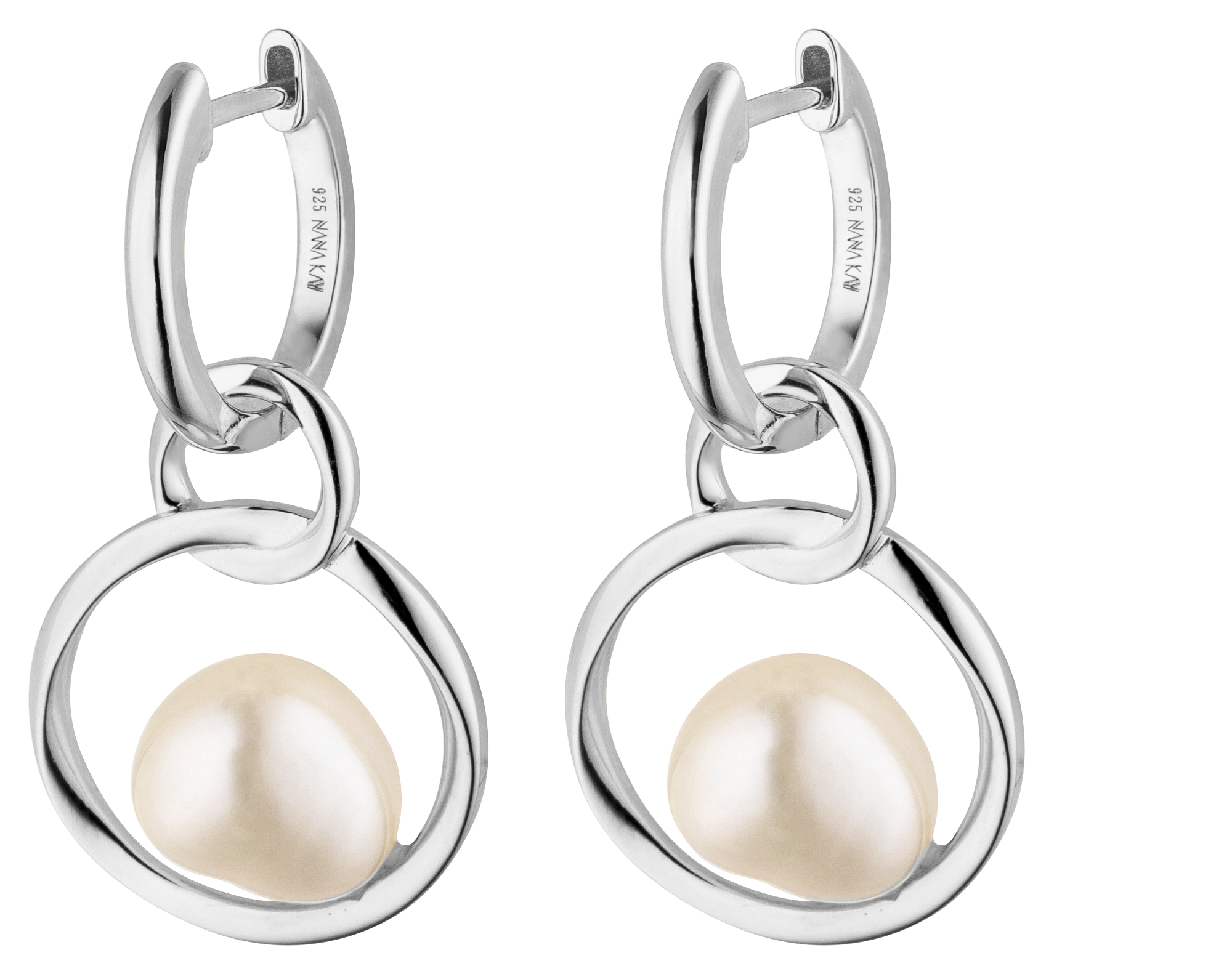 925 Ohrring Baroque Flair