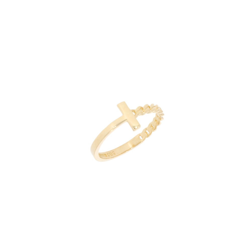 585 Gold Ring Geo I