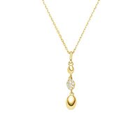 375 Gold Collier Pure Glow