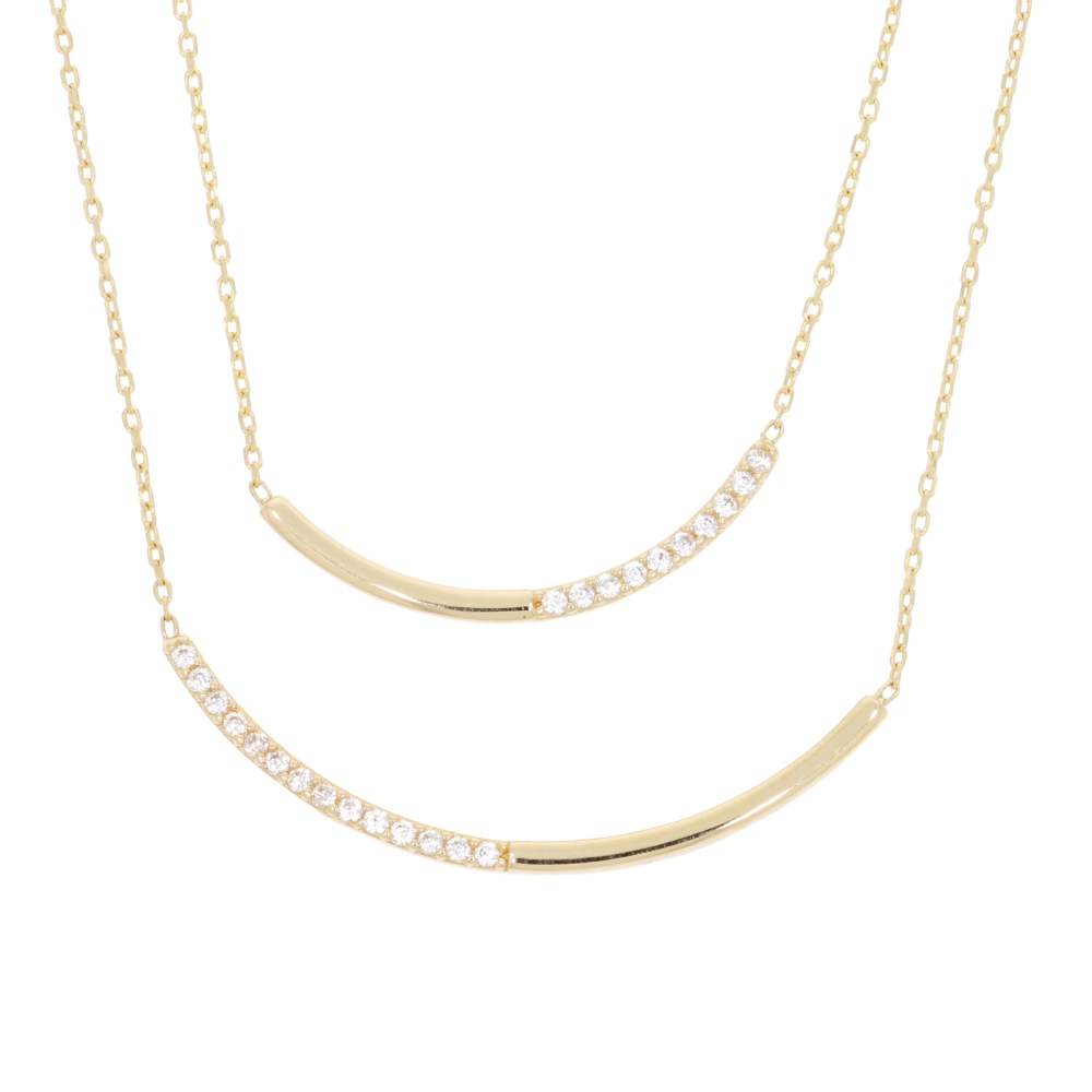 585 Gold Collier Duo Elegant