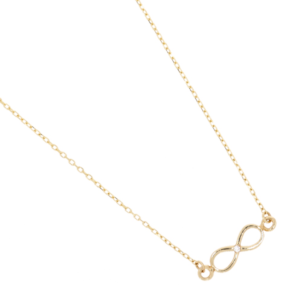 585 Gold Collier Infinity