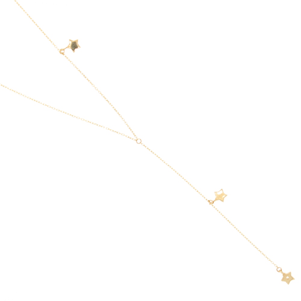 585 Gold Collier Tripple Star