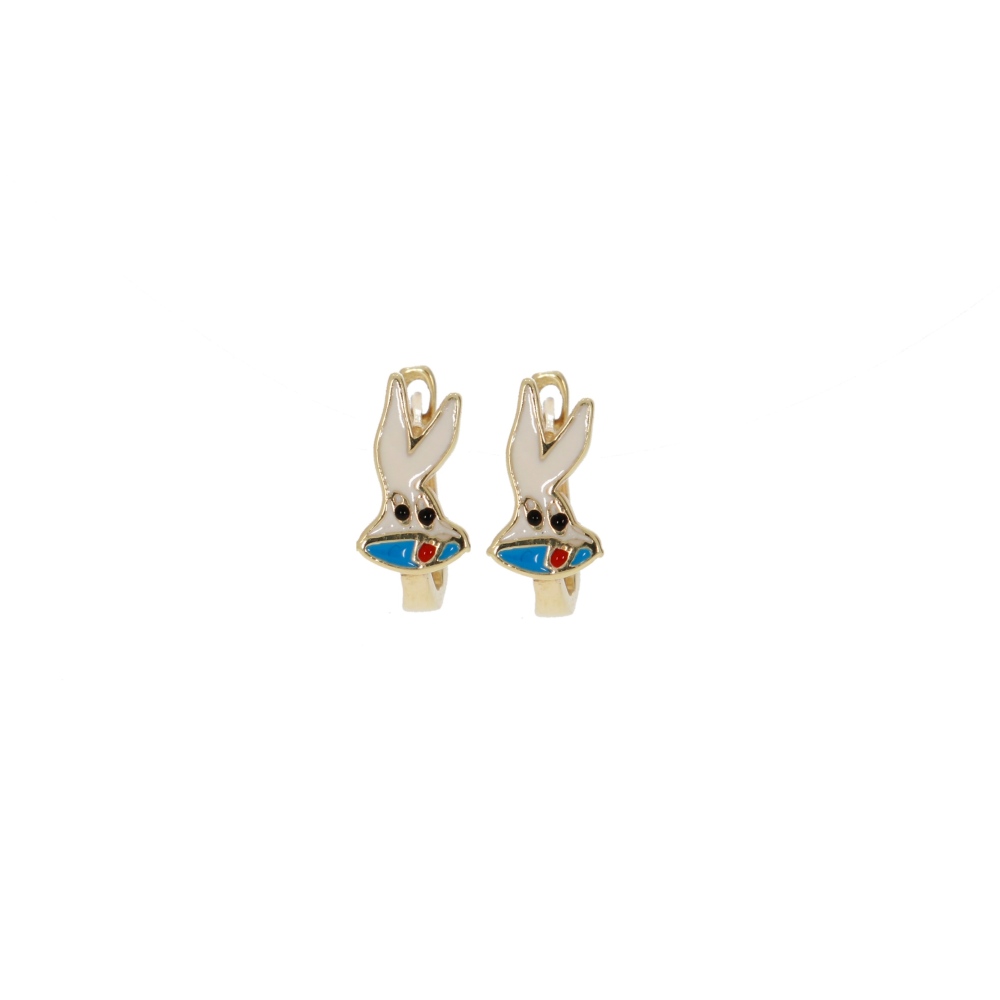 585 Gold Ohrstecker Hase