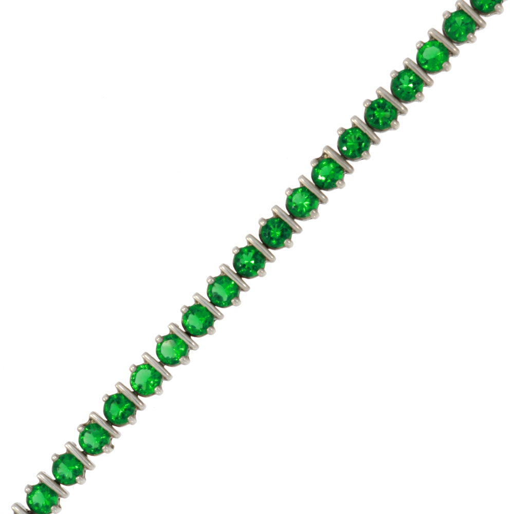 925 Silber Armkette Green