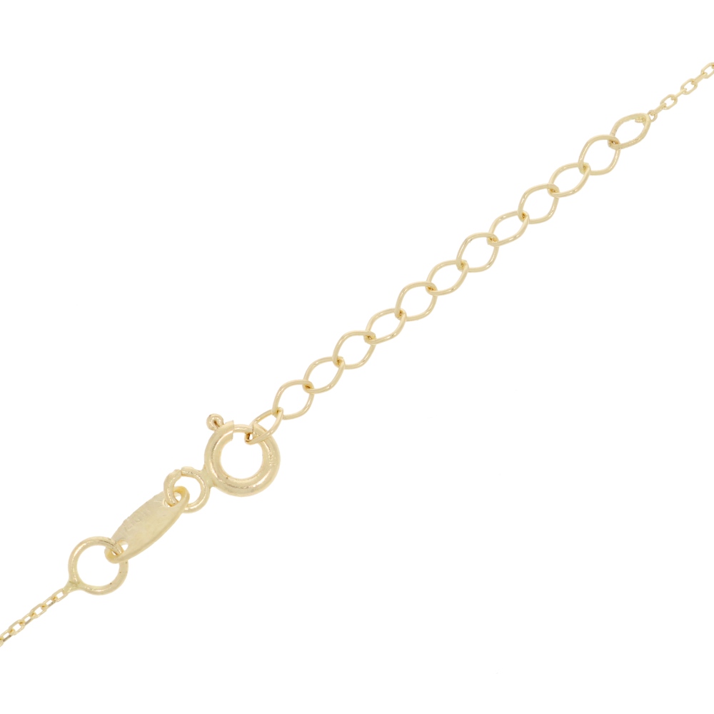 585 Gold Collier Blume