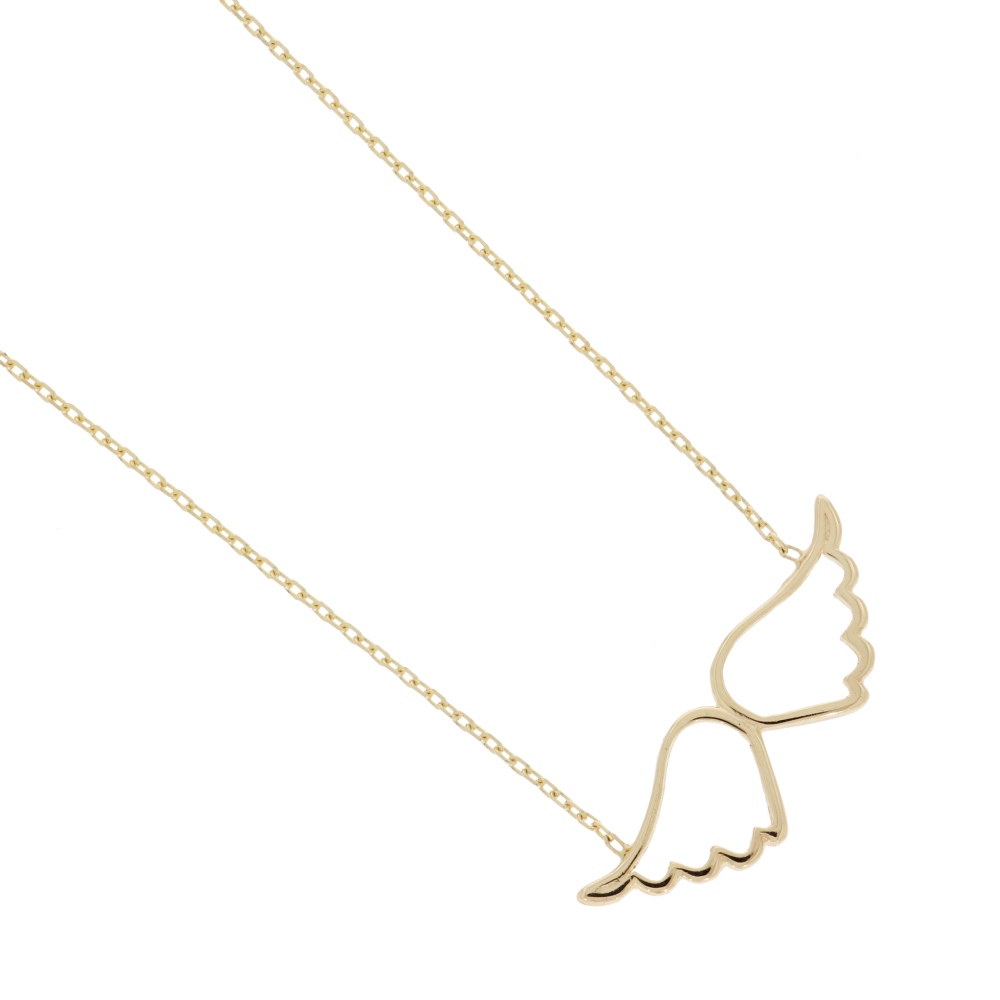 585 Gold Collier Engelsflügel
