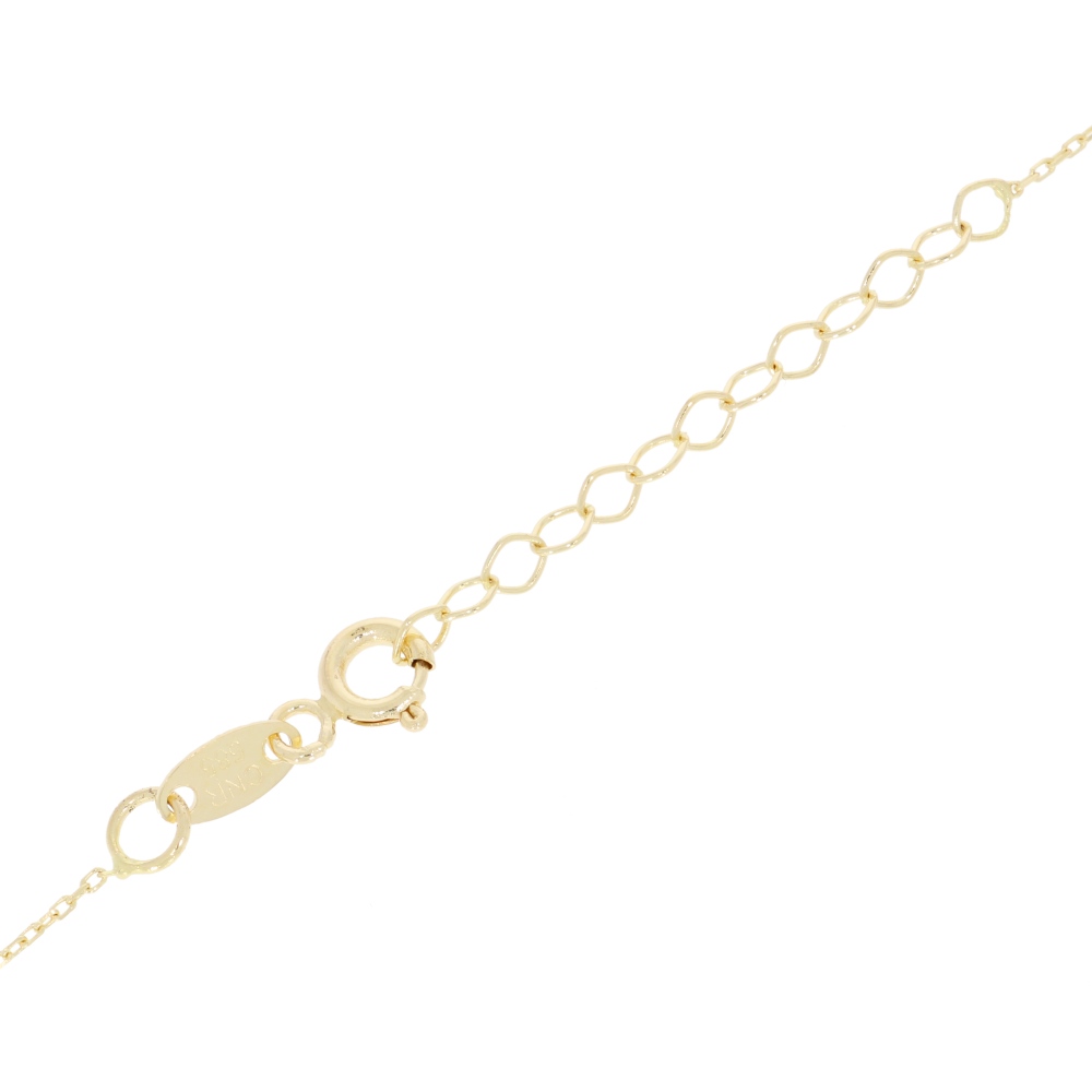 585 Gold Collier Heartbeat