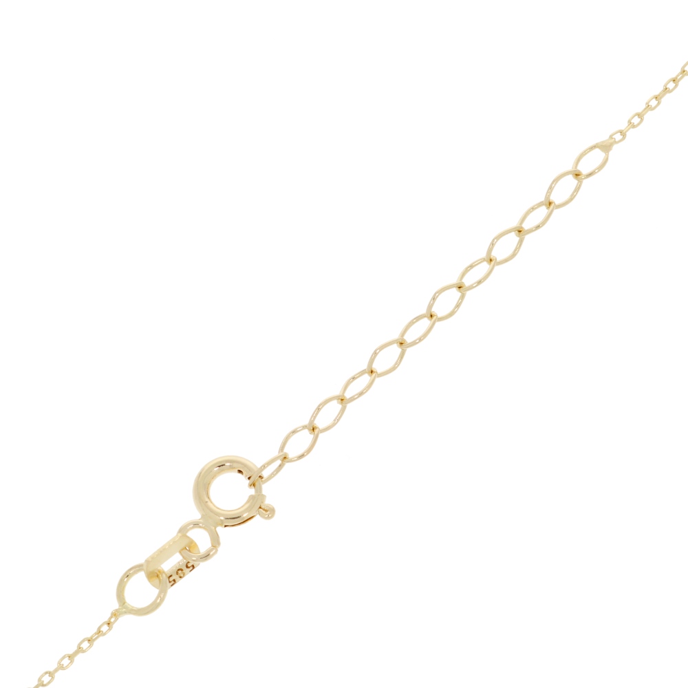 585 Gold Collier Y-Herz