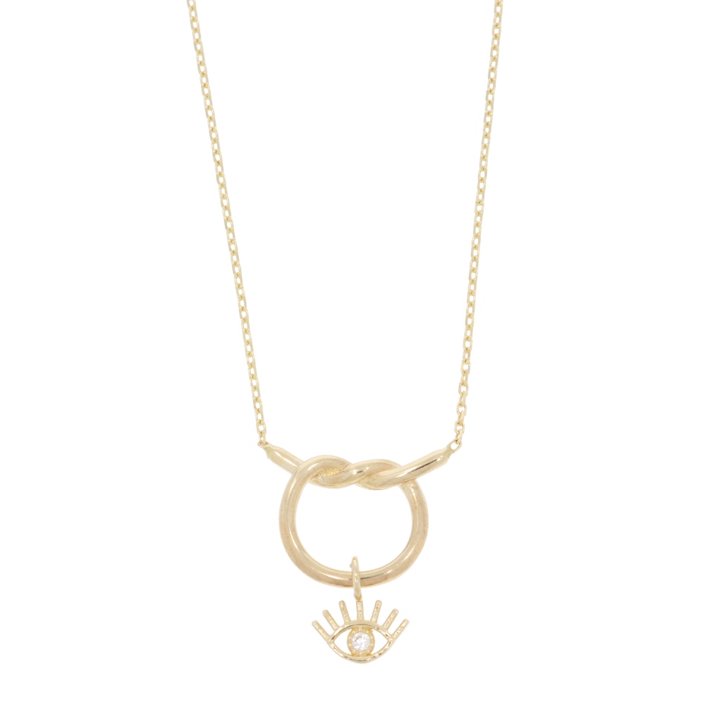 585 Gold Collier Auge