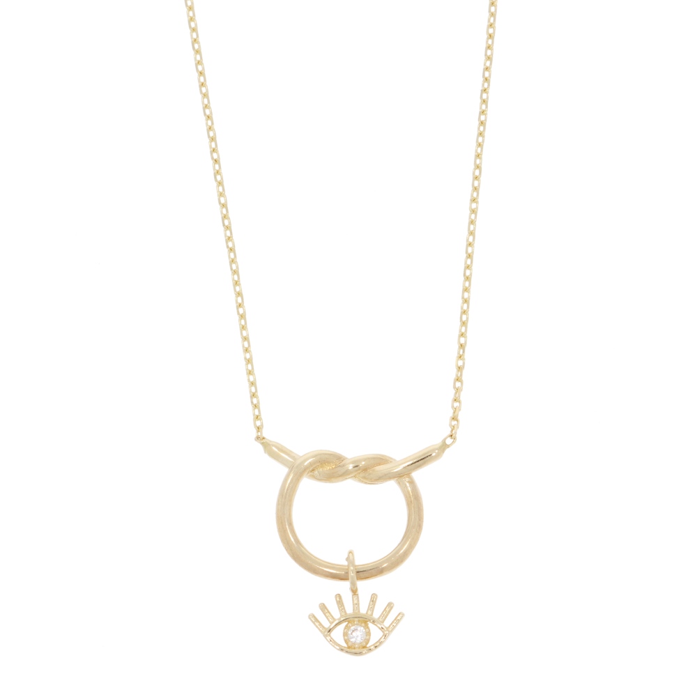 585 Gold Collier Auge