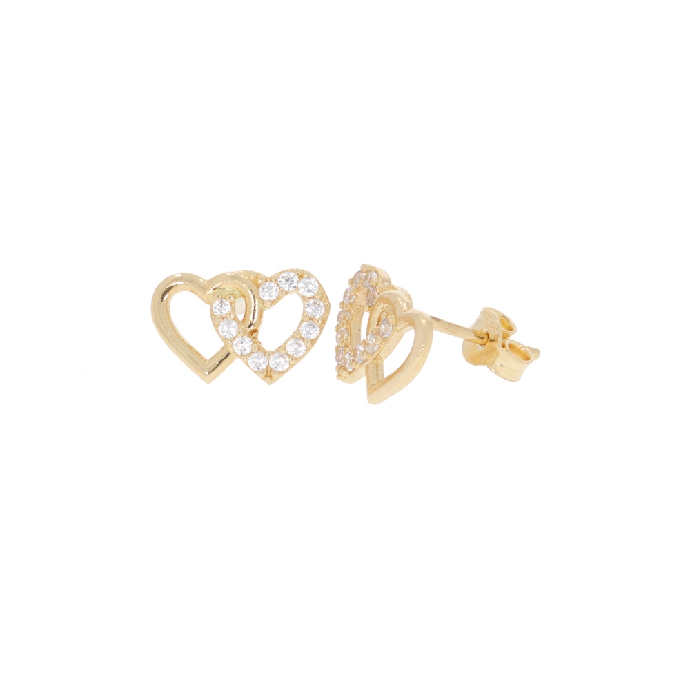 585 Gold Ohrstecker Heart