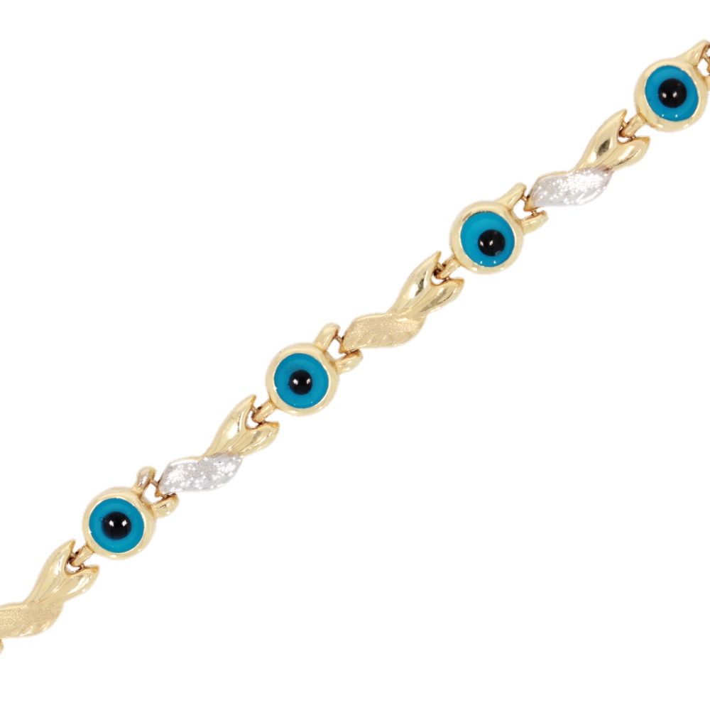 585 Gold Kinder Armband Nazar