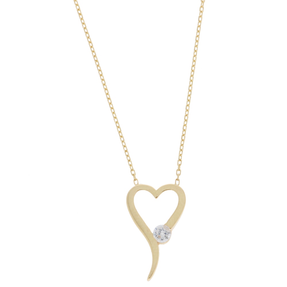 585 Gold Collier Heart