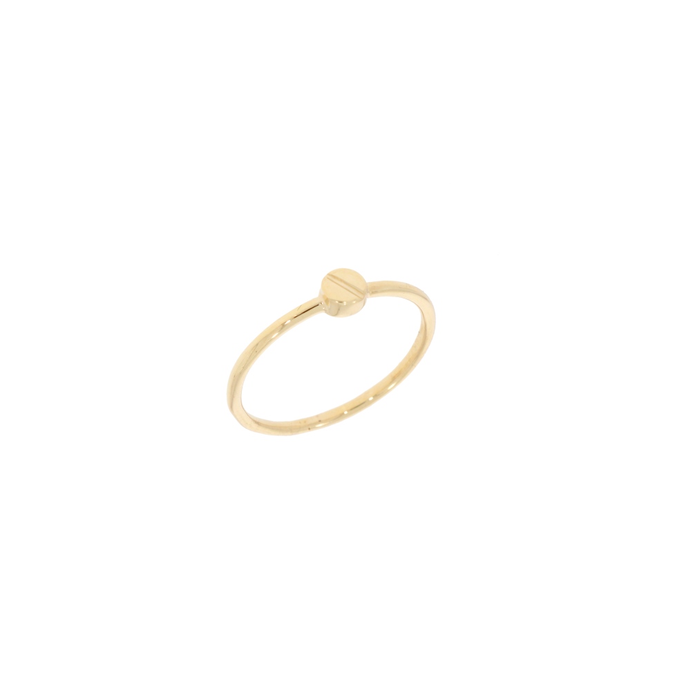 585 Gold Ring Knopf