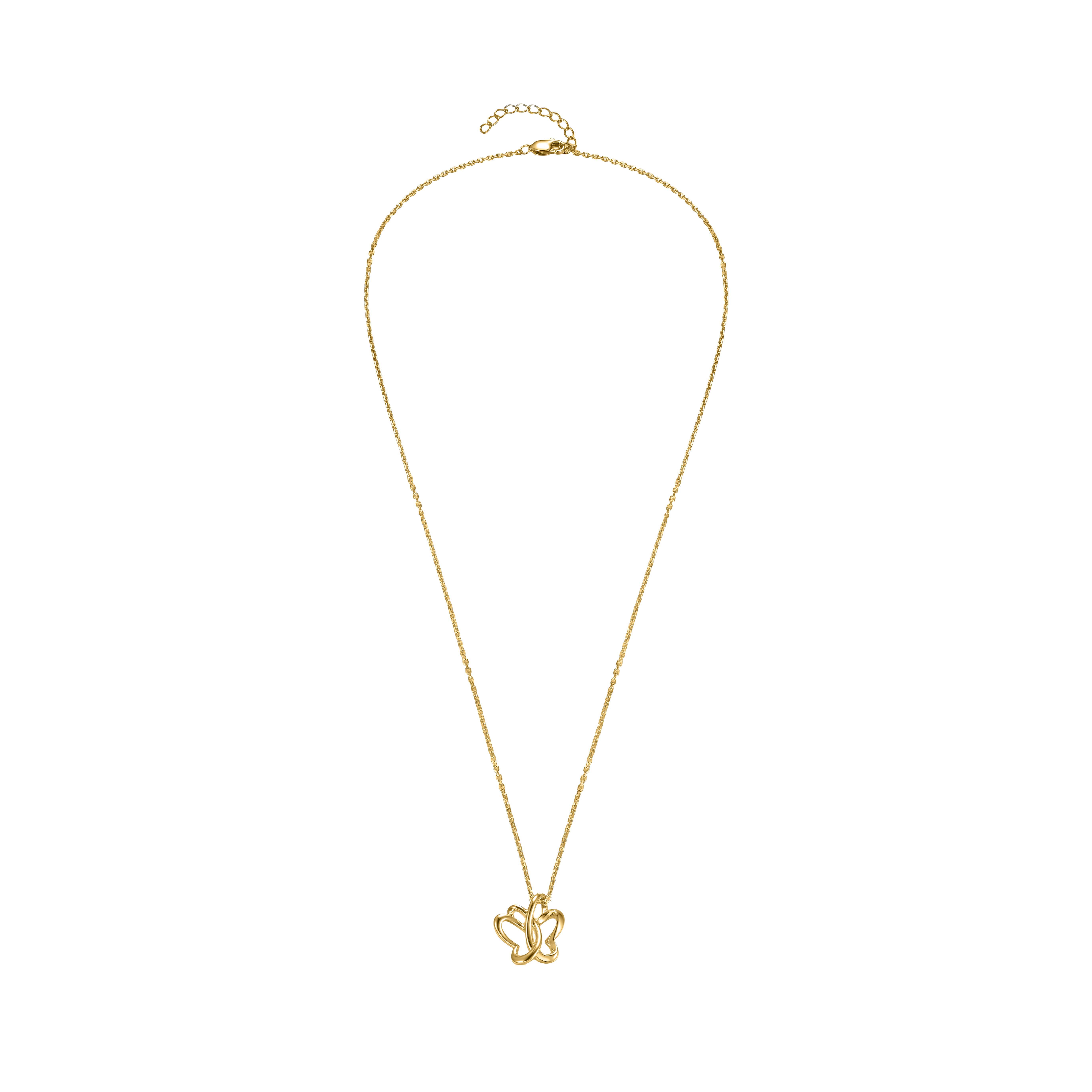 375 Gold Collier Papillon Enchanté