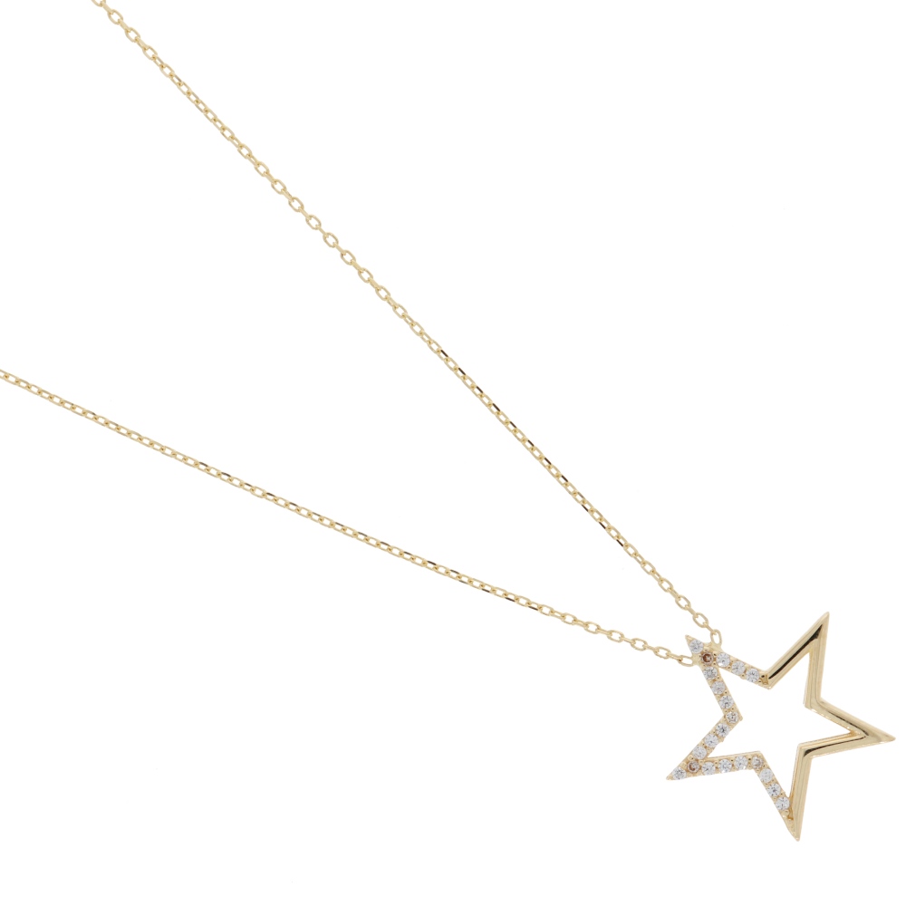 585 Gold Collier Stars