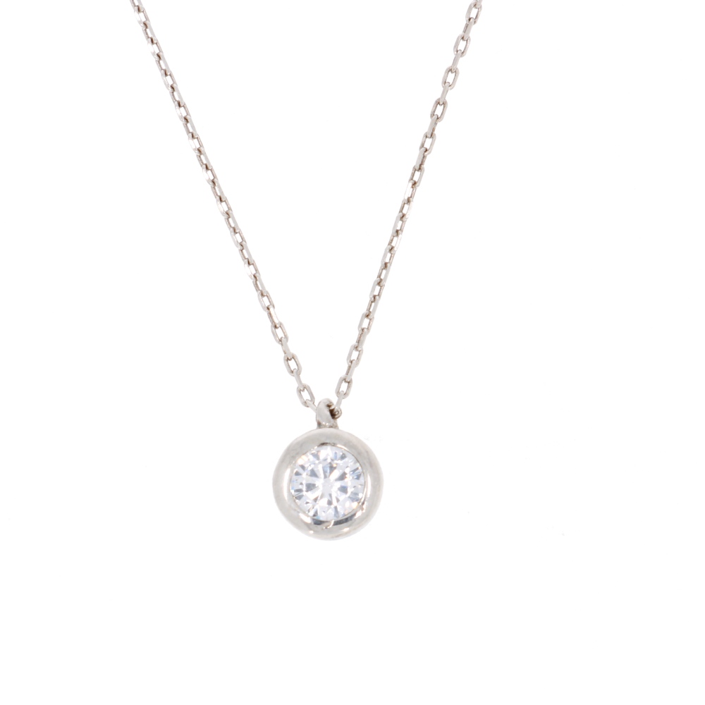 925 Silber Collier Zirkonia