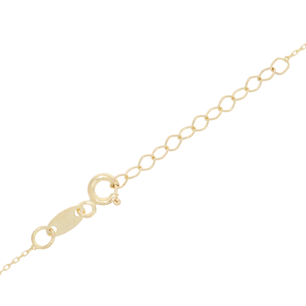 585 Gold Collier Tropfen Duo