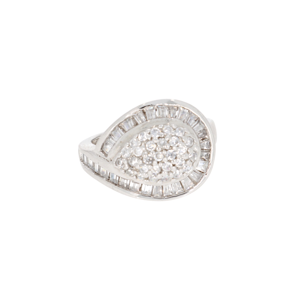 925 Silber Ring Zirkonia