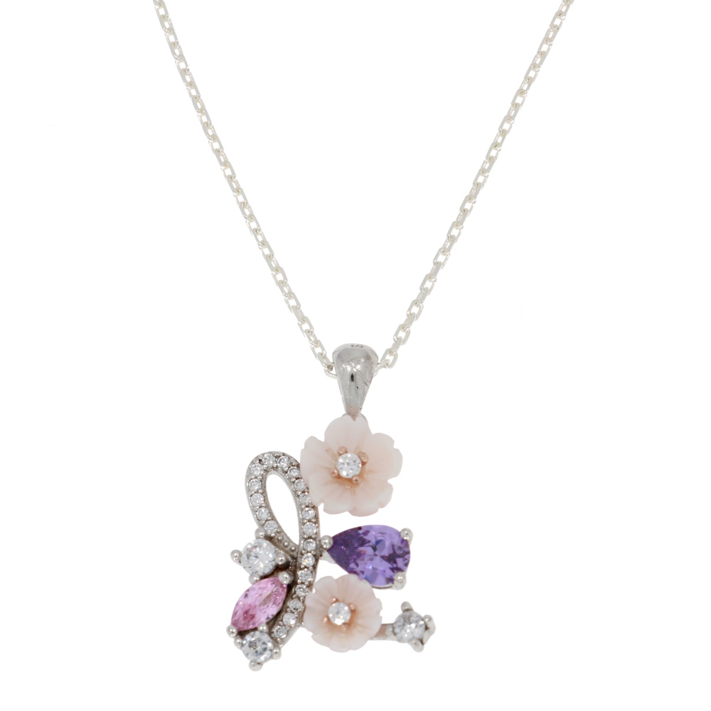 925 Silber Set Flower Power