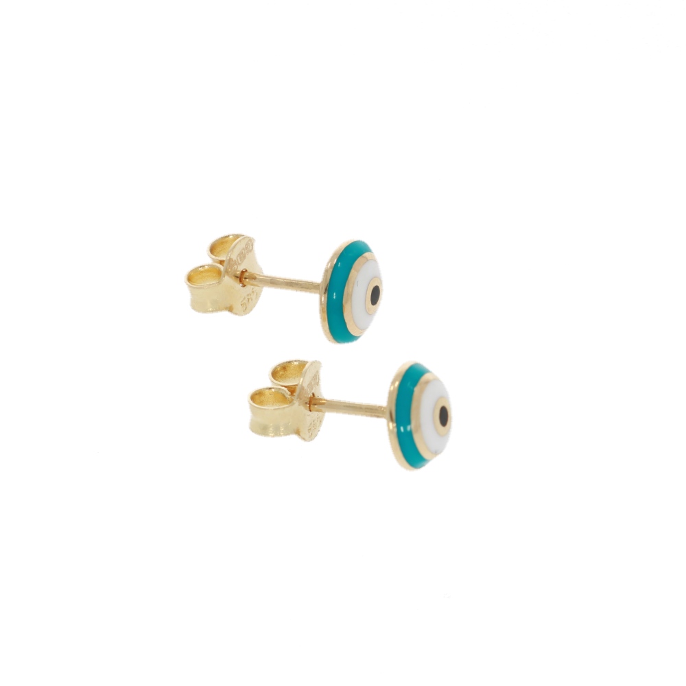 585 Gold Kinder Ohrstecker Nazar