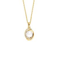 375 Gold Collier Perle