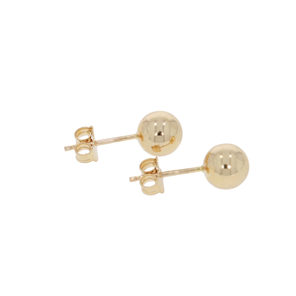 585 Gold Ohrstecker Kugel 