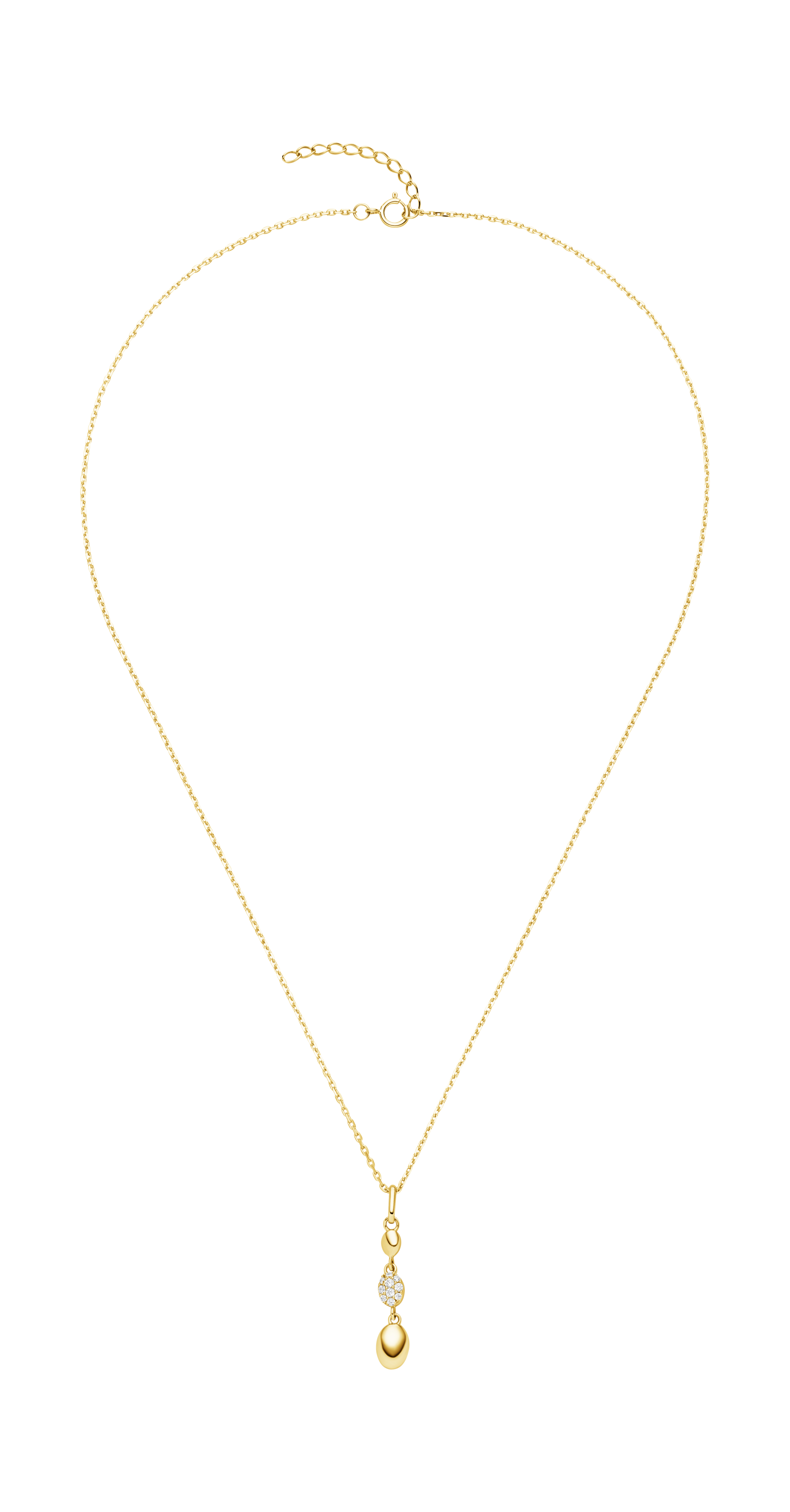 375 Gold Collier Drops