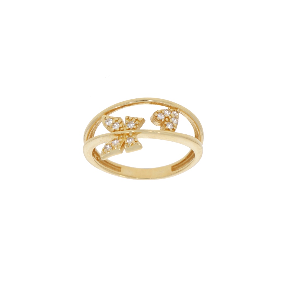 585 Gold Ring Butterfly