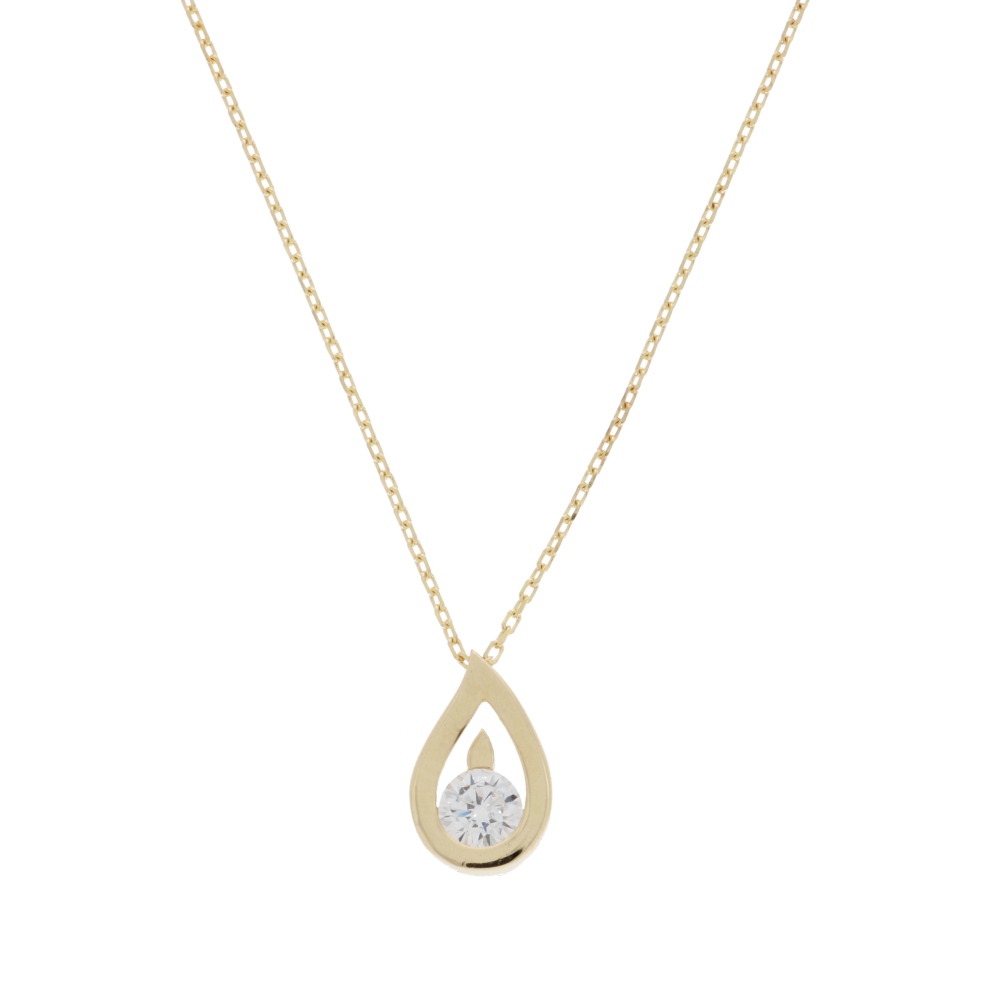 585 Gold Collier Tropfen