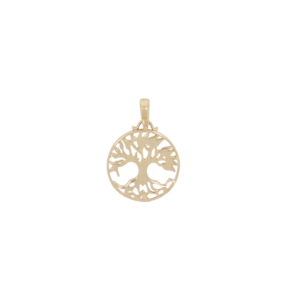 585 Gold Anhänger Baum